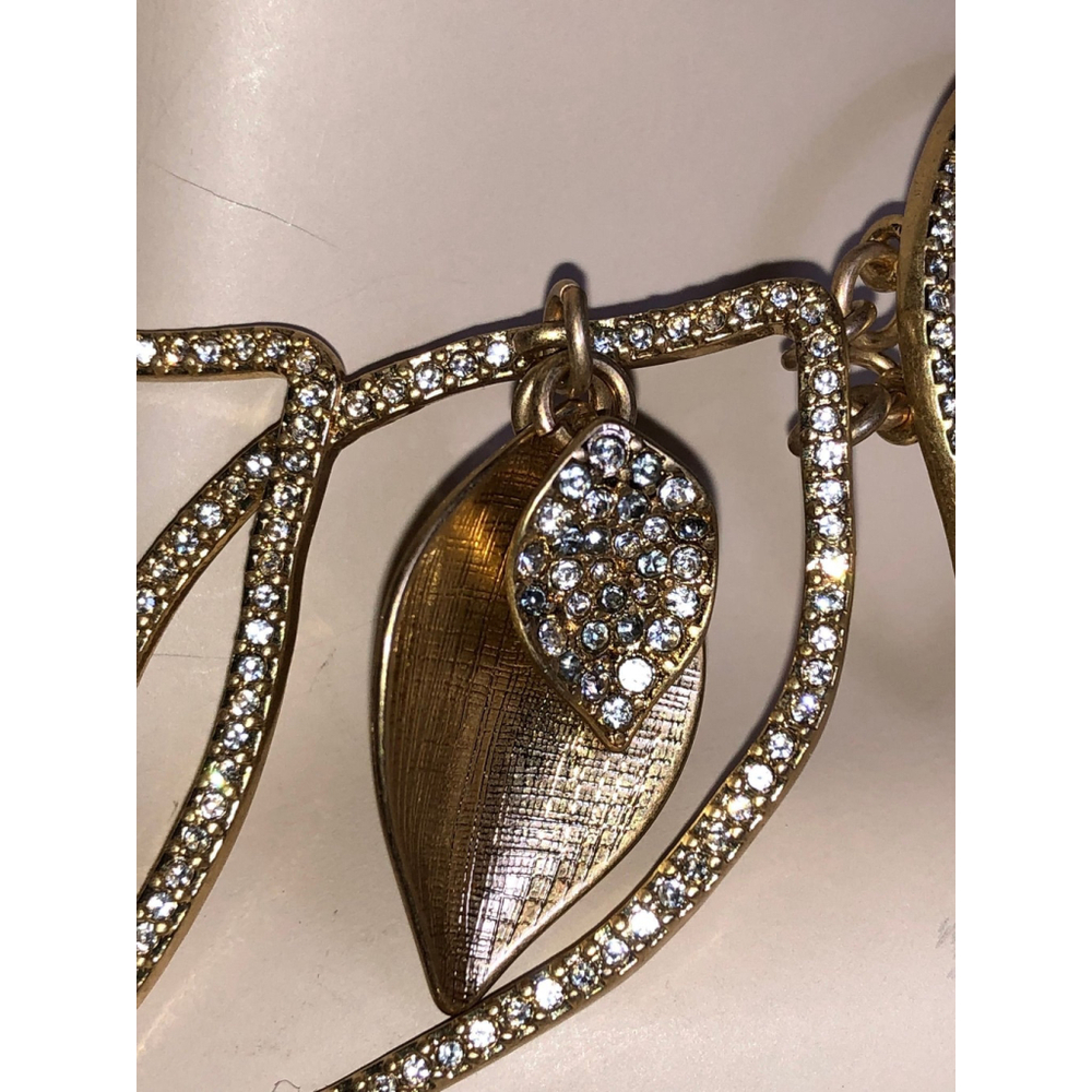CHLOE & ISABEL Gilded Leaf Elegance Statement Necklace - N003 - Picture 3 of 5